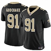 Men & Women & Youth New Orleans Saints #91 Davon Godchaux Black F.U.S.E. Vapor Limited Stitched Jersey,baseball caps,new era cap wholesale,wholesale hats
